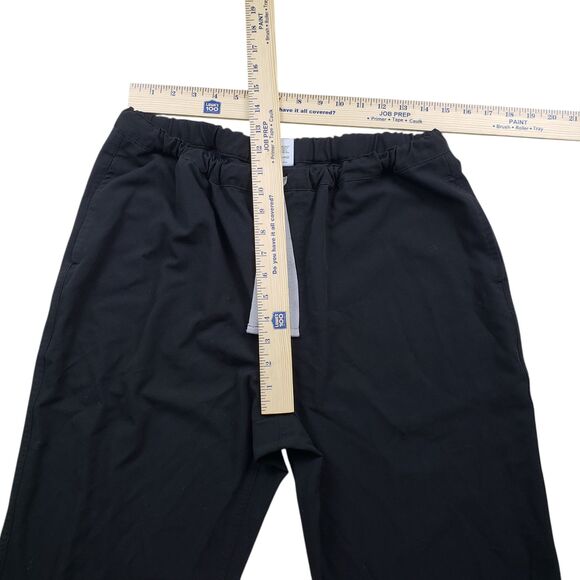 Figs Pisco Scub Pants Mens Large Black Drawstring Stretch Technical Collection - Picture 6 of 9